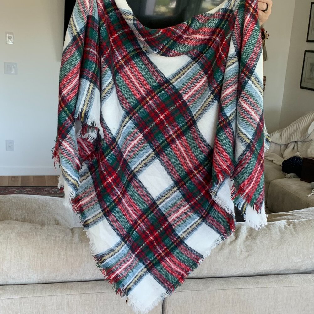 Lovely Plaid Wrap/Scarf.